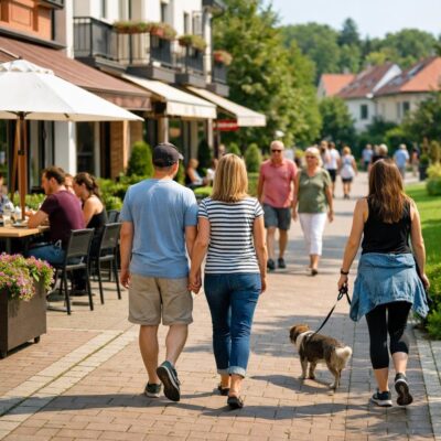 Američané preferují procházky – Vliv chůze na výběr bydlení