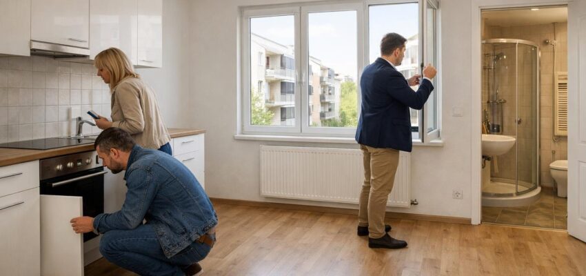 Co zkontrolovat při první prohlídce bytu